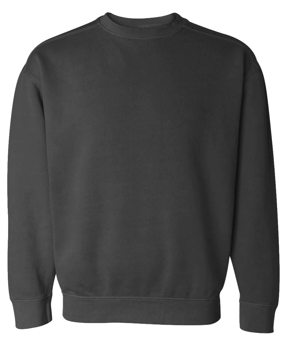 Crewnecks — charcoal blank garment from the Uncle Bill apparel collection