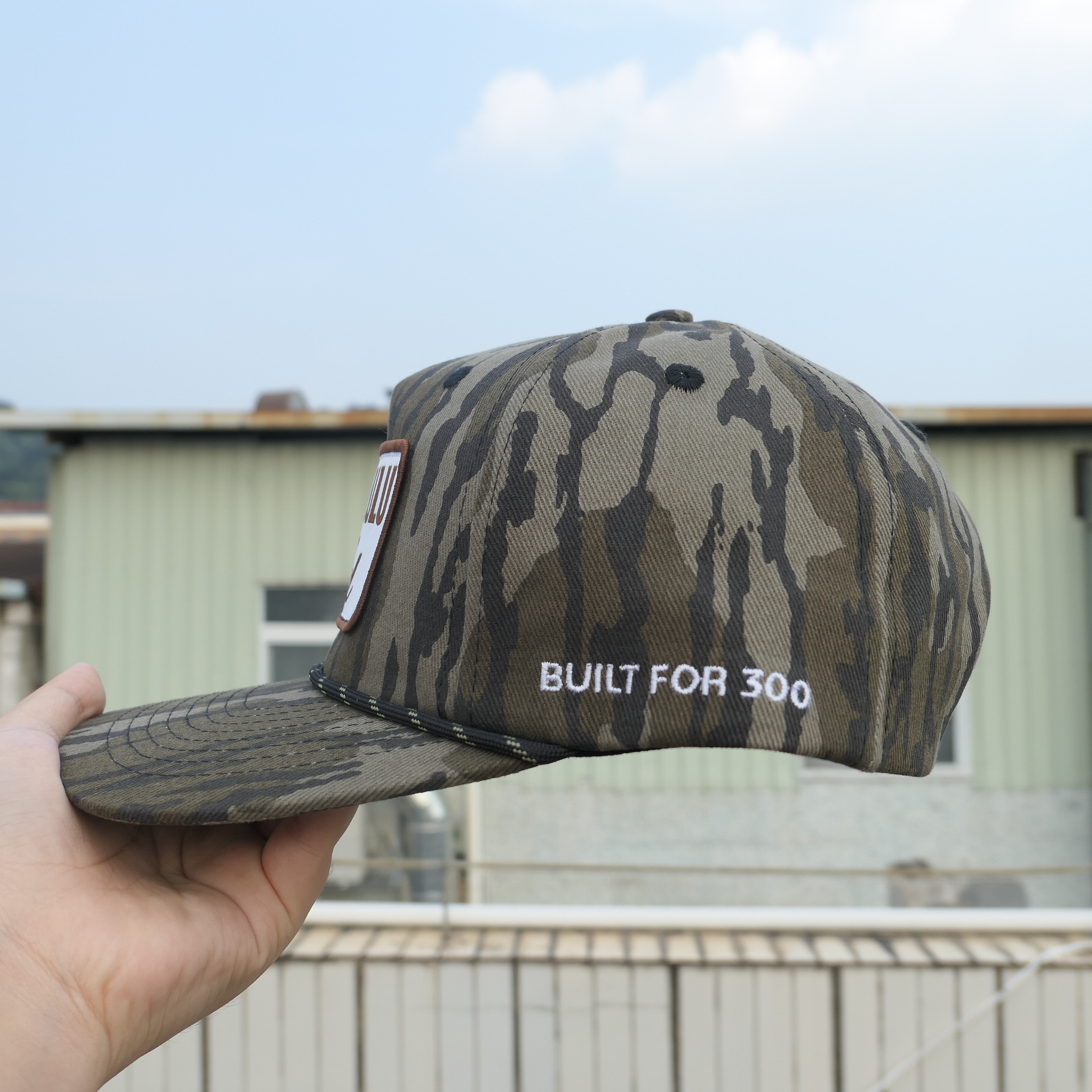 Honolulu Ford camo sample with Built for 300 side embroidery