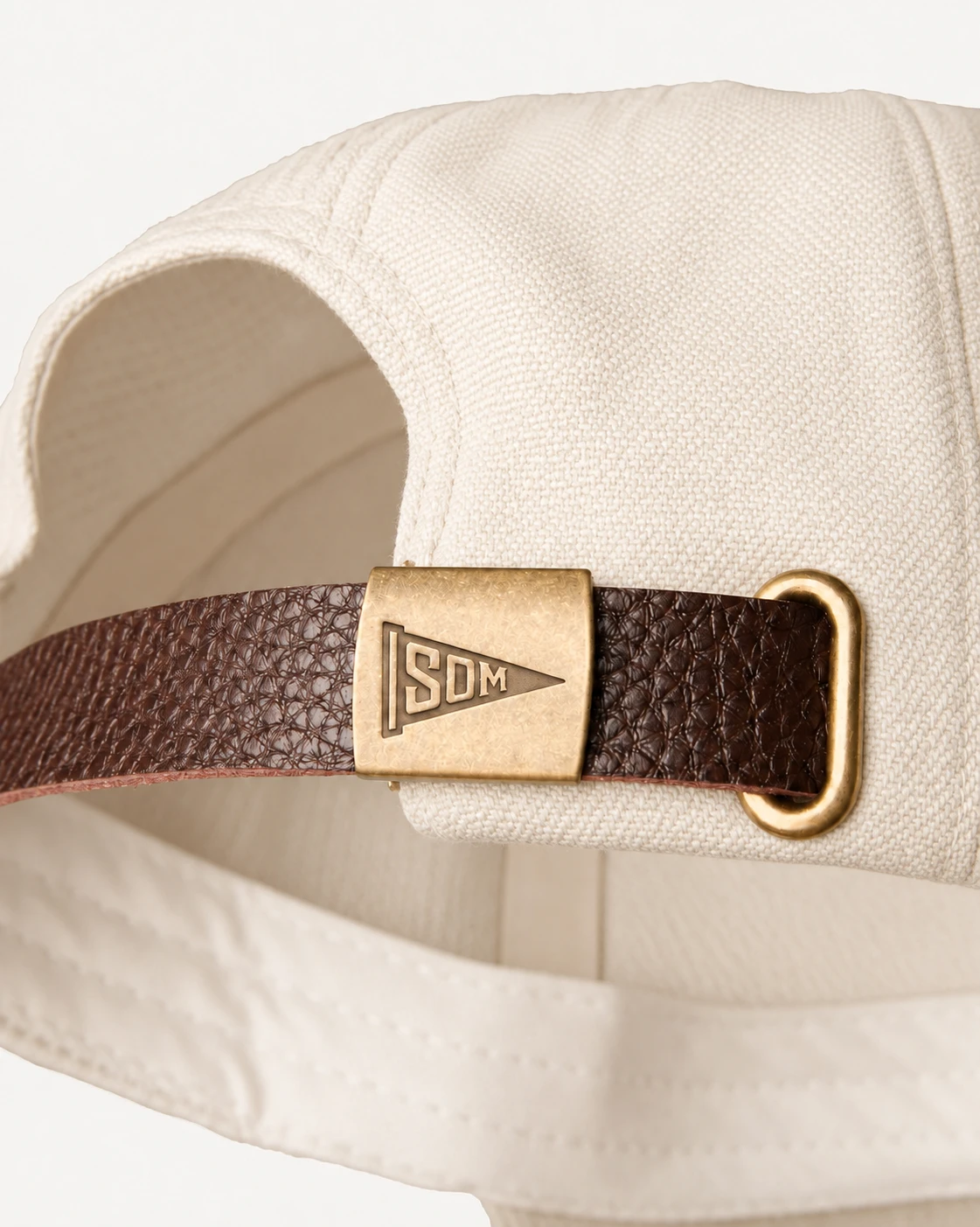 Snap buckle closure detail example