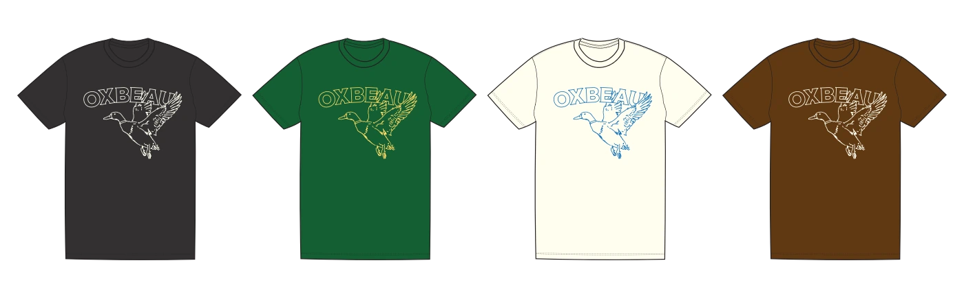 Oxbeau — Graphic apparel colorway collection; original apparel concept