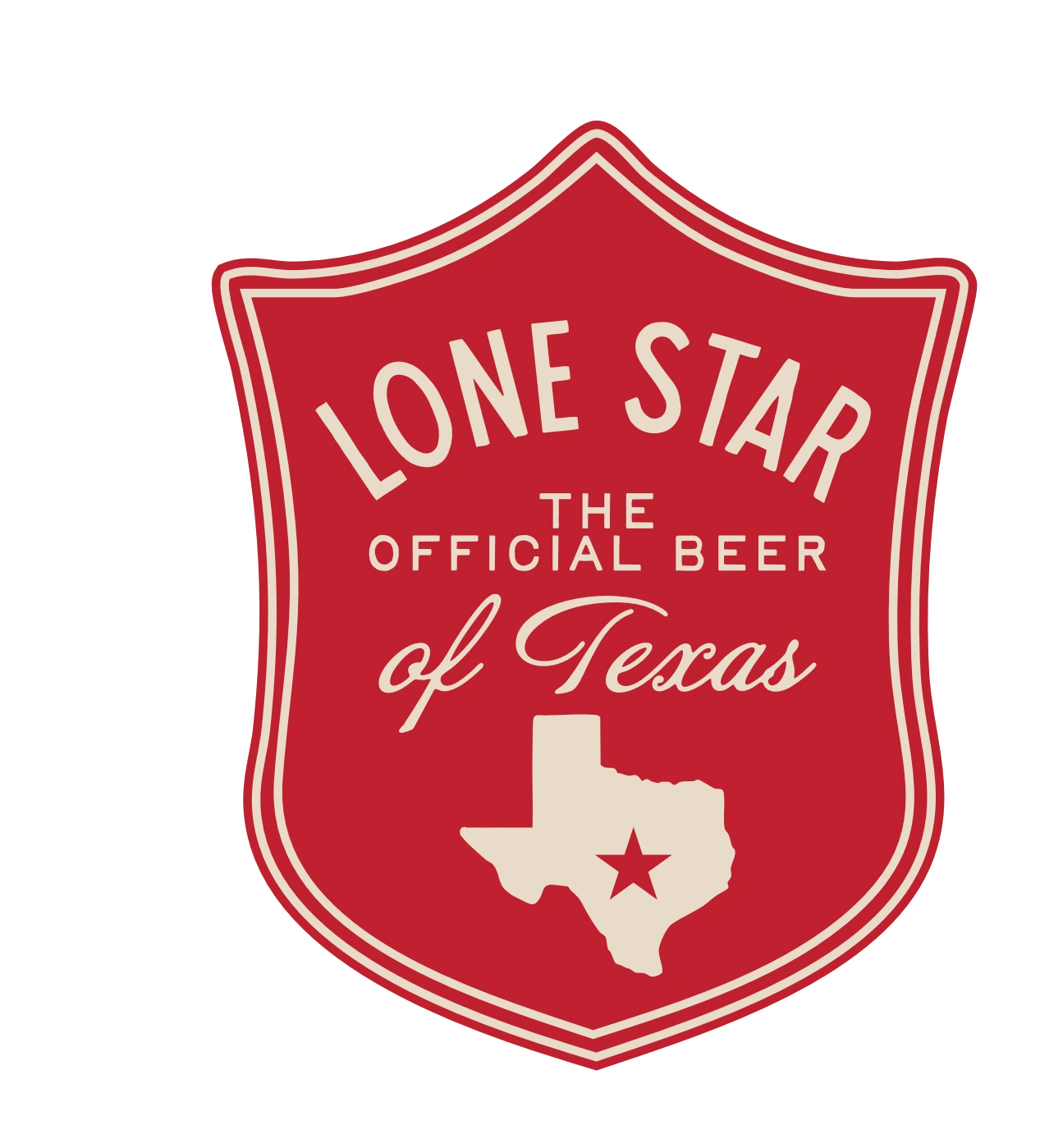 Lone Star — Texas shield; design exploration graphic artwork