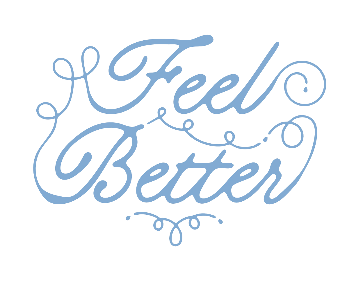 Waterboy — Feel Better script; design exploration graphic artwork